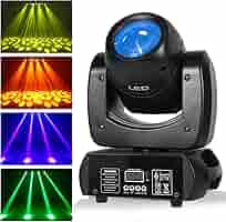 Amazon.co.jp: 100W LED ムービングヘッドライト 回転DJ ライト